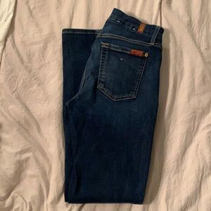 7 for all mankind ankle skinny size 27 Blair